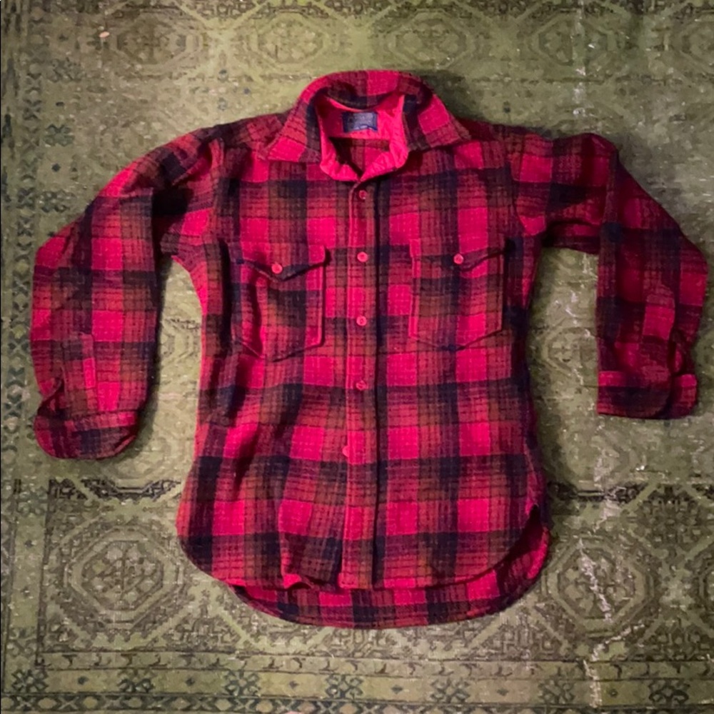 Vintage Pendleton Thick Wool Shirt/Jacket - Small